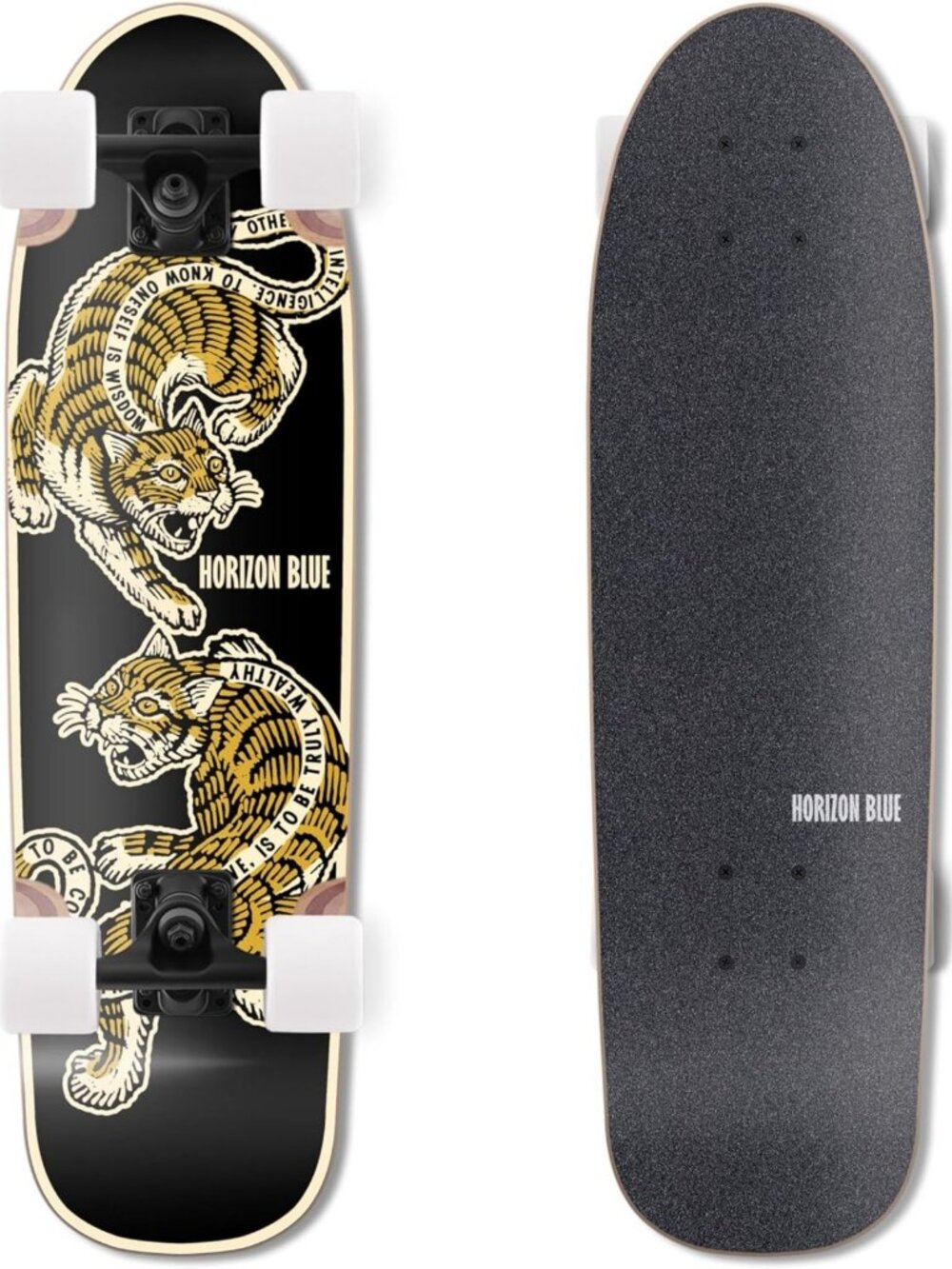 Classic Cruiser Skateboard - 28.5" Lightweight Dinghy, Soft 63mm Wheels, Maple